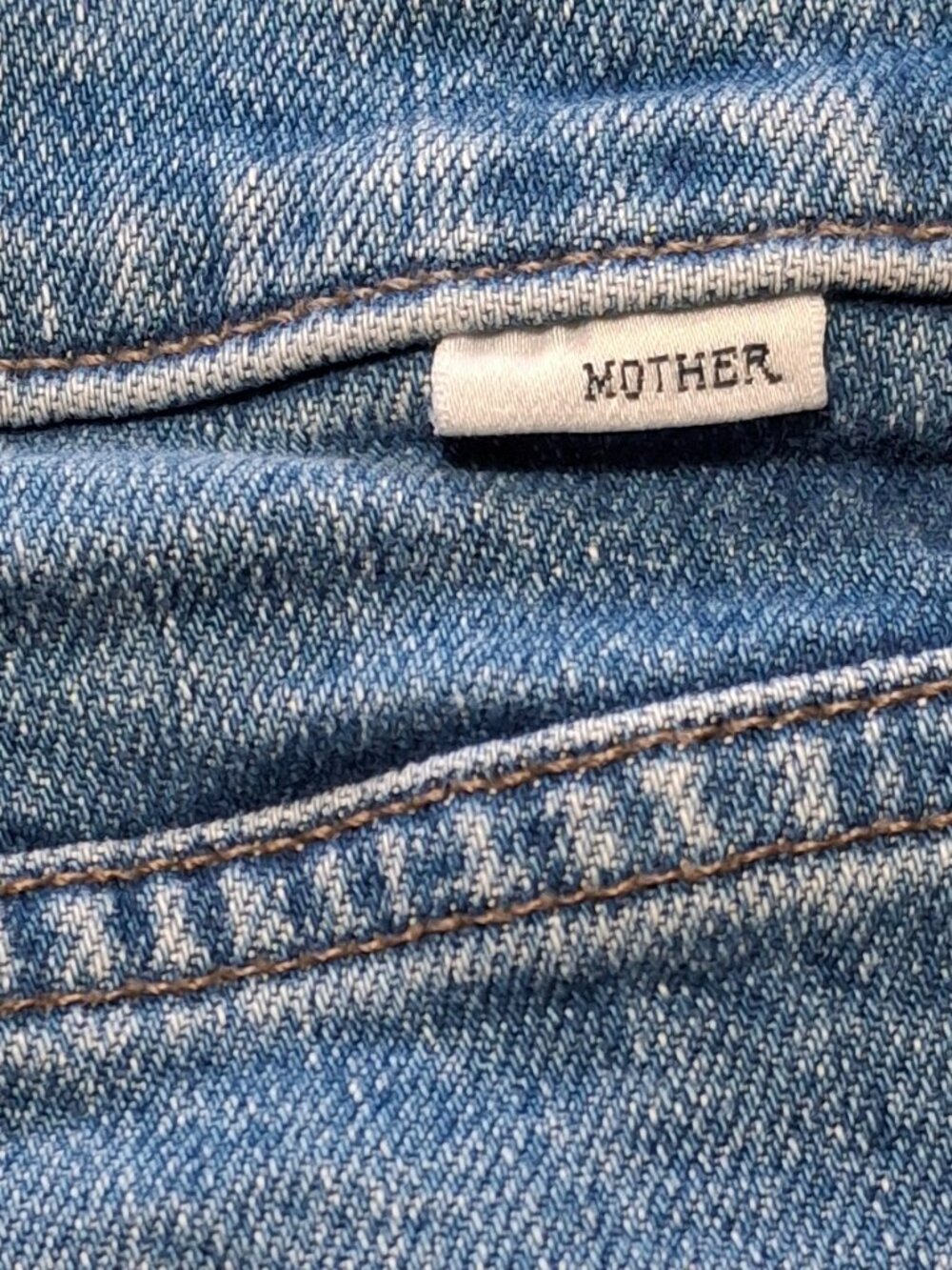 MOTHER Tomcat Ankle Fray Jeans Arigato Mr Roboto High Rise Straight | Size 29 - Picture 5 of 15